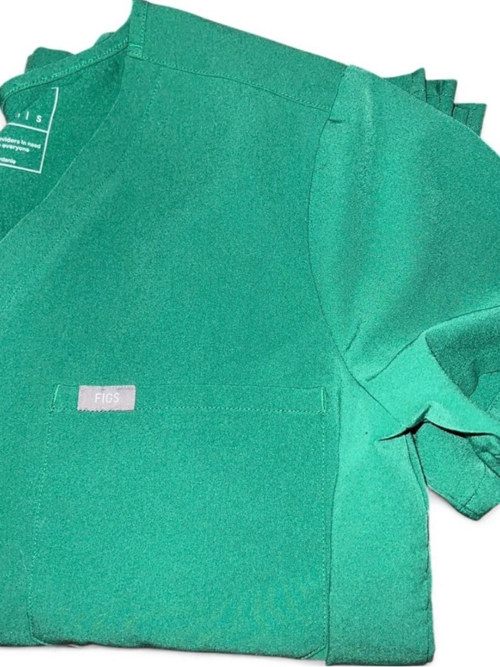 Figs Scrub Set in Emerald Green